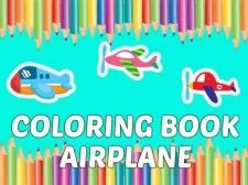 Libro para colorear Avión niños Educación